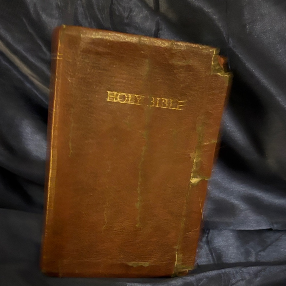 Brown Leather Holy Bible